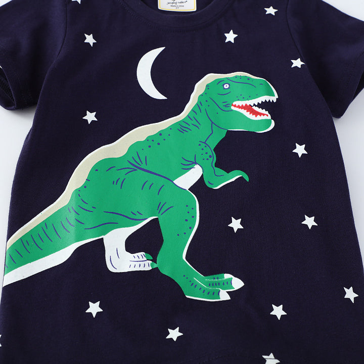 Jungen T-Shirt mit kreativem Dinosaurier-Motiv Echo Archiv 1784092377