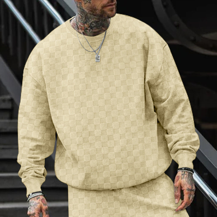 Herren lässiger Pullover mit modernem Oversized-Schnitt Echoarchiv