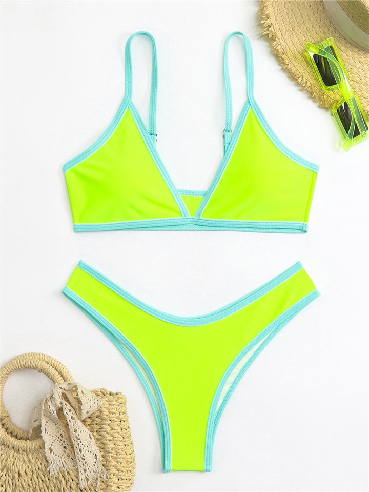 Damen Triangel-Bikini mit eleganter Naht und sportlichem Schnitt Echo Archiv