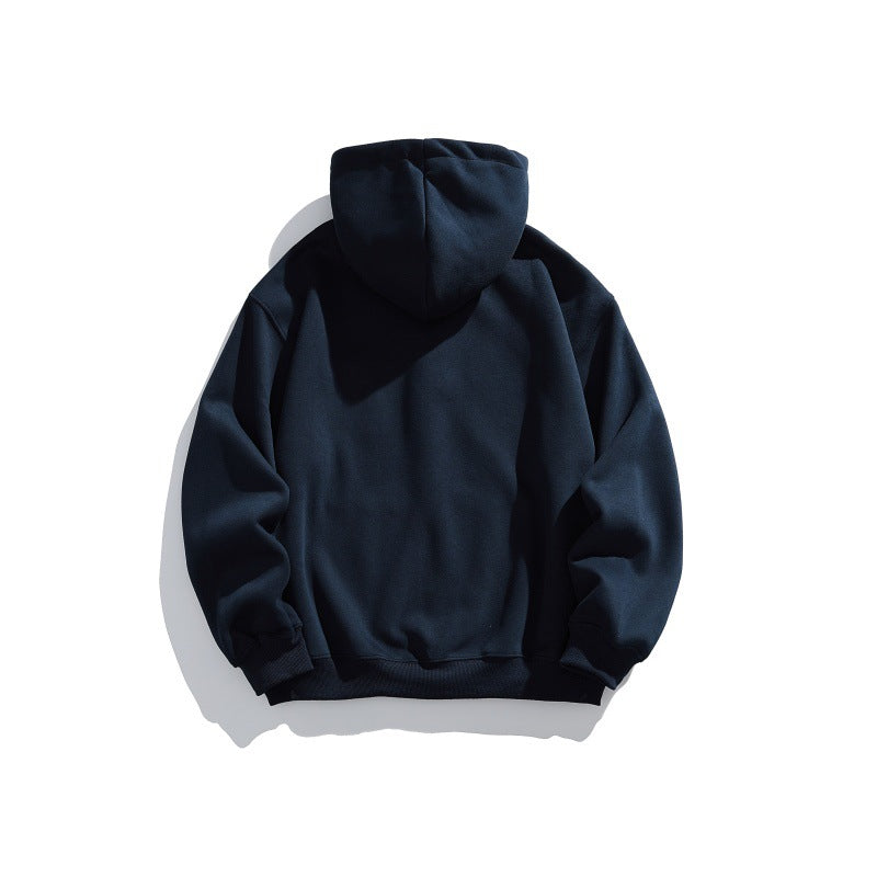 Unisex Kapuzen-Hoodie im Henley-Stil mit Brusttasche & Kängurutasche Echoarchiv