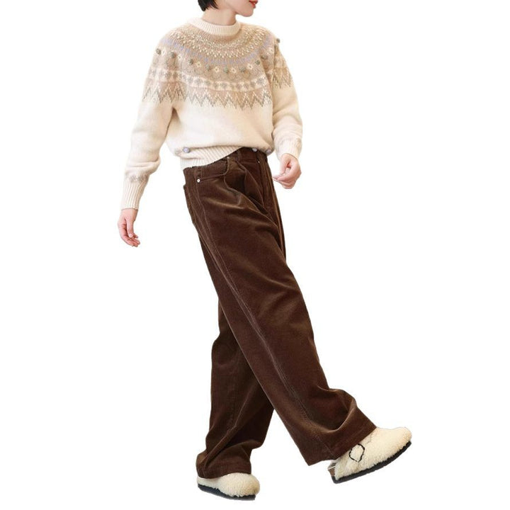 Damen Weit geschnittene Cordhose Echoarchiv