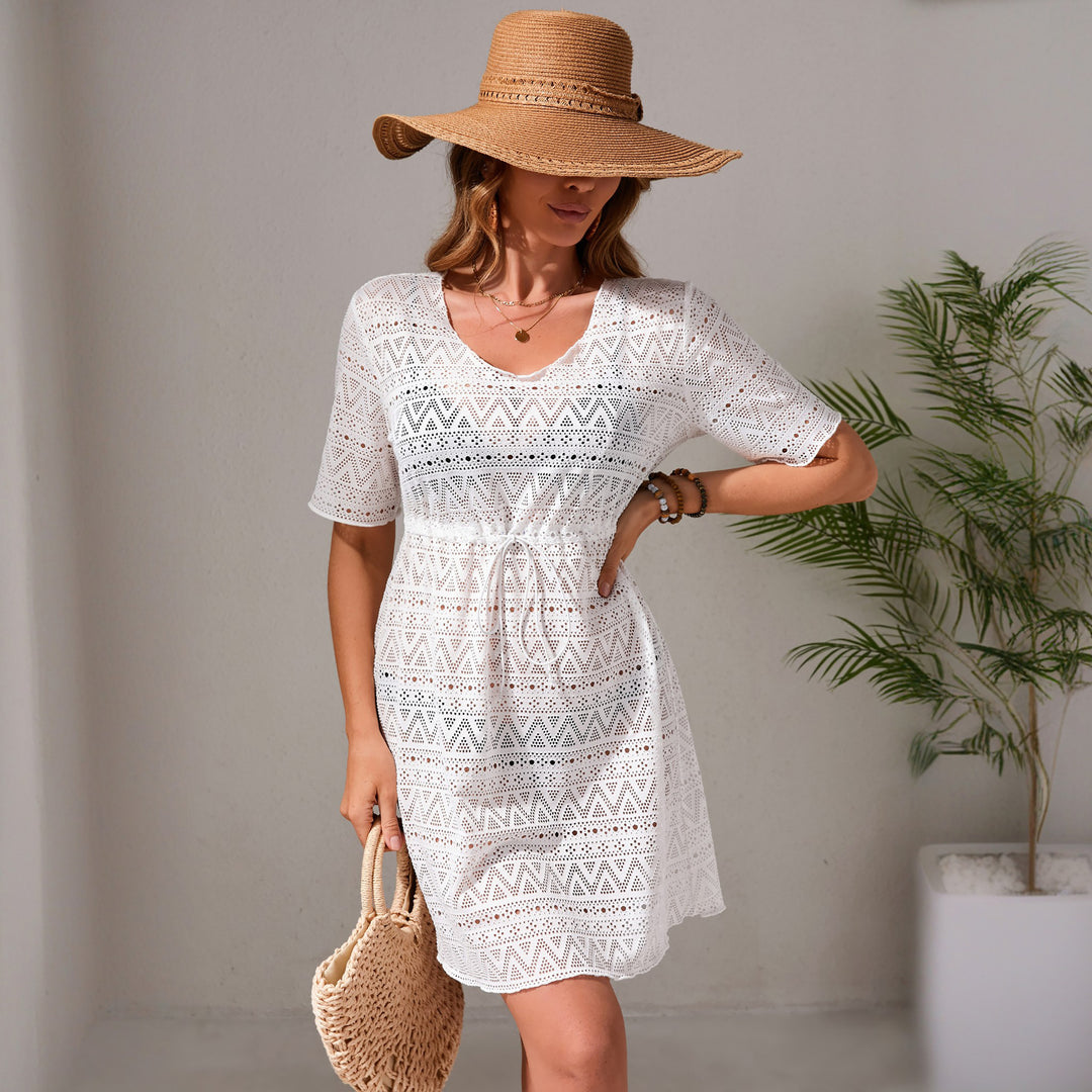 Damen luftige Häkel-Strandkleid Echo Archiv