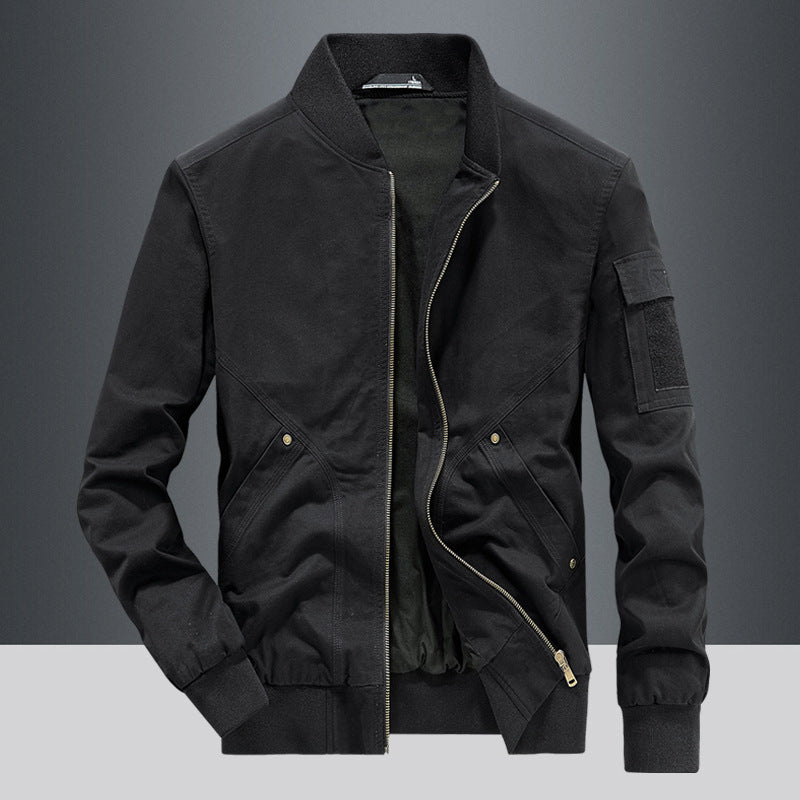 Herren modische Pilotjacke mit praktischen Taschen Echoarchiv