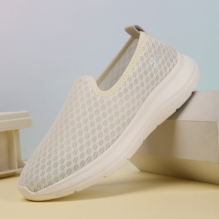 Damen nan ultraleichter Strick-Schlupfschuh mit nahtlosem Obermaterial, gepolsterter Komfortsohle und flexibler Laufsohle Echo Archiv
