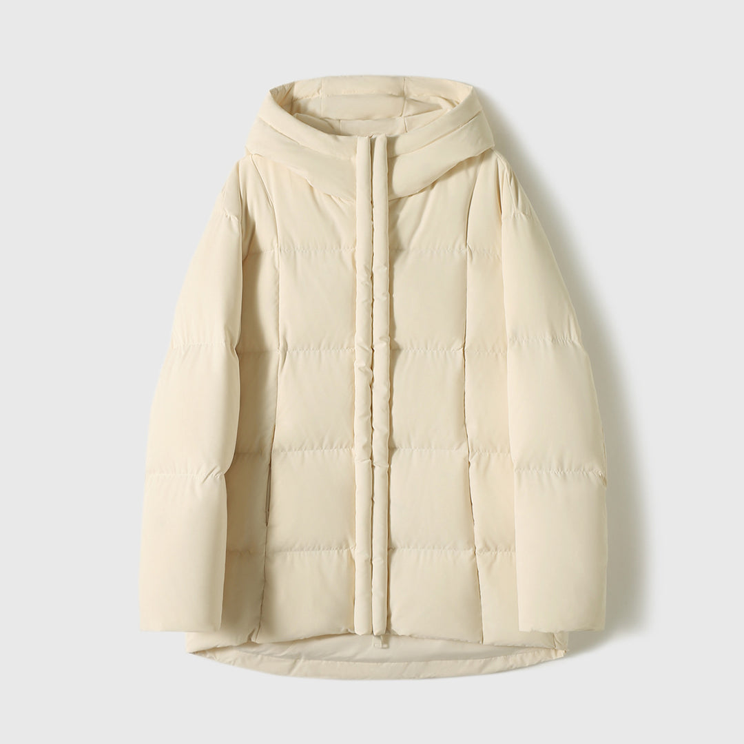 Damen Modische lange Daunenjacke Echoarchiv