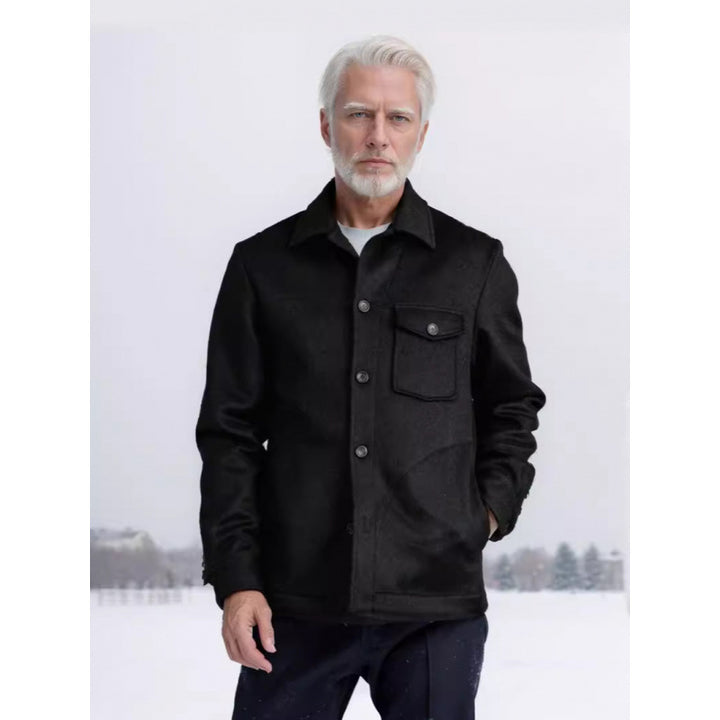 Herren Wolle-Mantel im Casual-Look Echoarchiv
