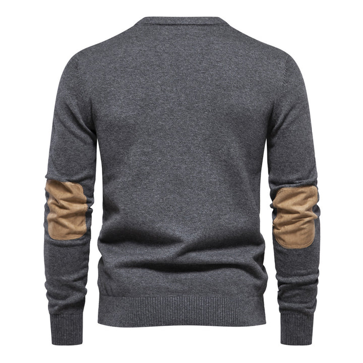Herren Rundhals Pullover aus weichem Strickstoff Echoarchiv