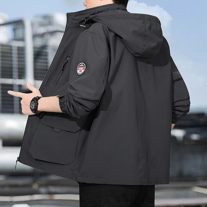 Herren multifunktionale Jacke mit Kapuze Echo Archiv