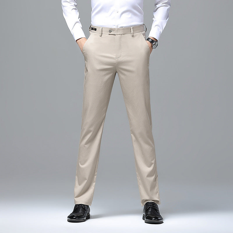 Herren Elegante Business-Chino mit Stretchkomfort und schlankem Bügelsaum Echo Archiv