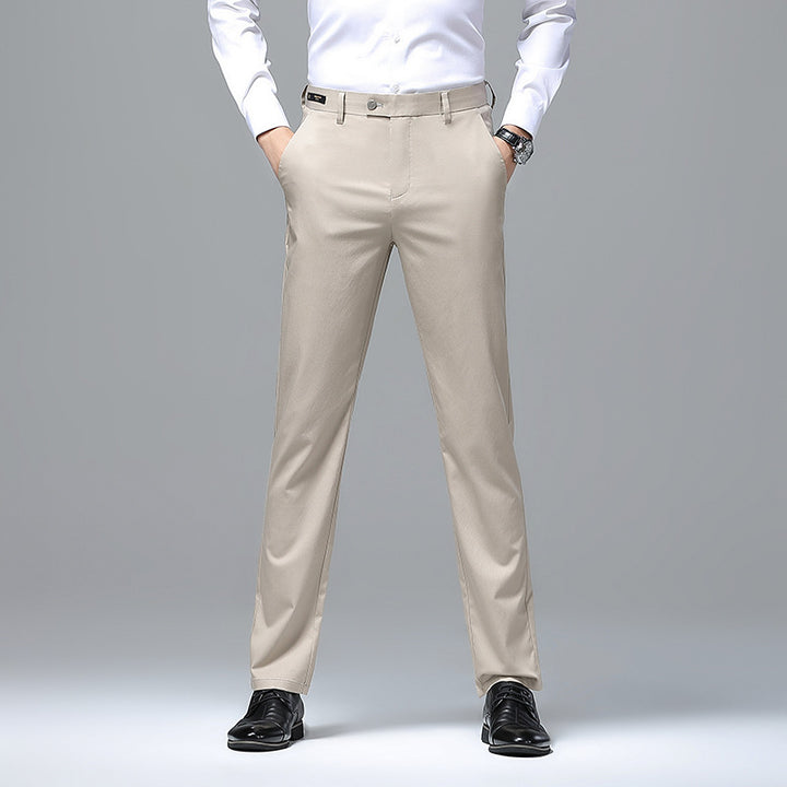 Herren Elegante Business-Chino mit Stretchkomfort und schlankem Bügelsaum Echo Archiv