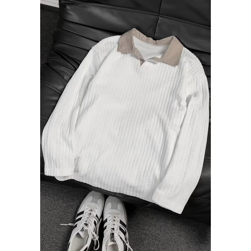 Damen Modisches Oversized Hemd mit kariertem Kragen Echo Archiv