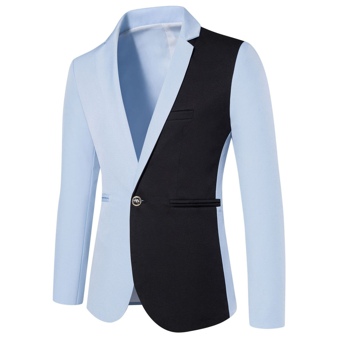 Herren modischer Kontrastblazer Echoarchiv