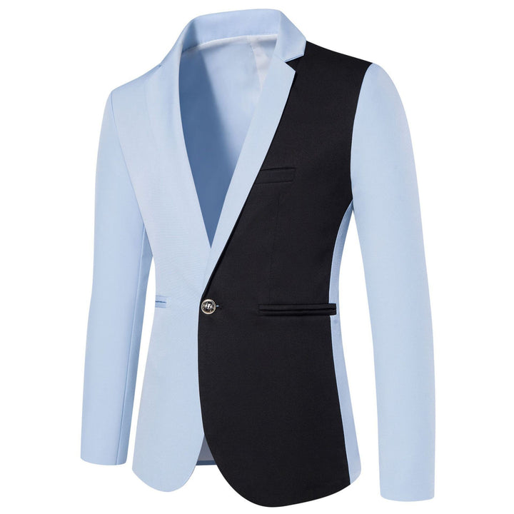 Herren modischer Kontrastblazer Echoarchiv