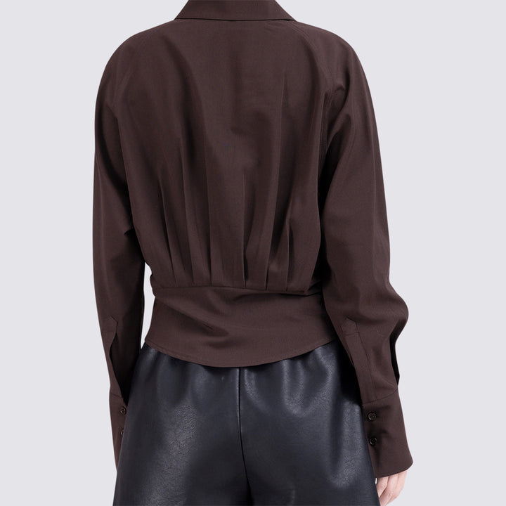 Damen Elegante Bluse mit innovativem Schnitt Echoarchiv