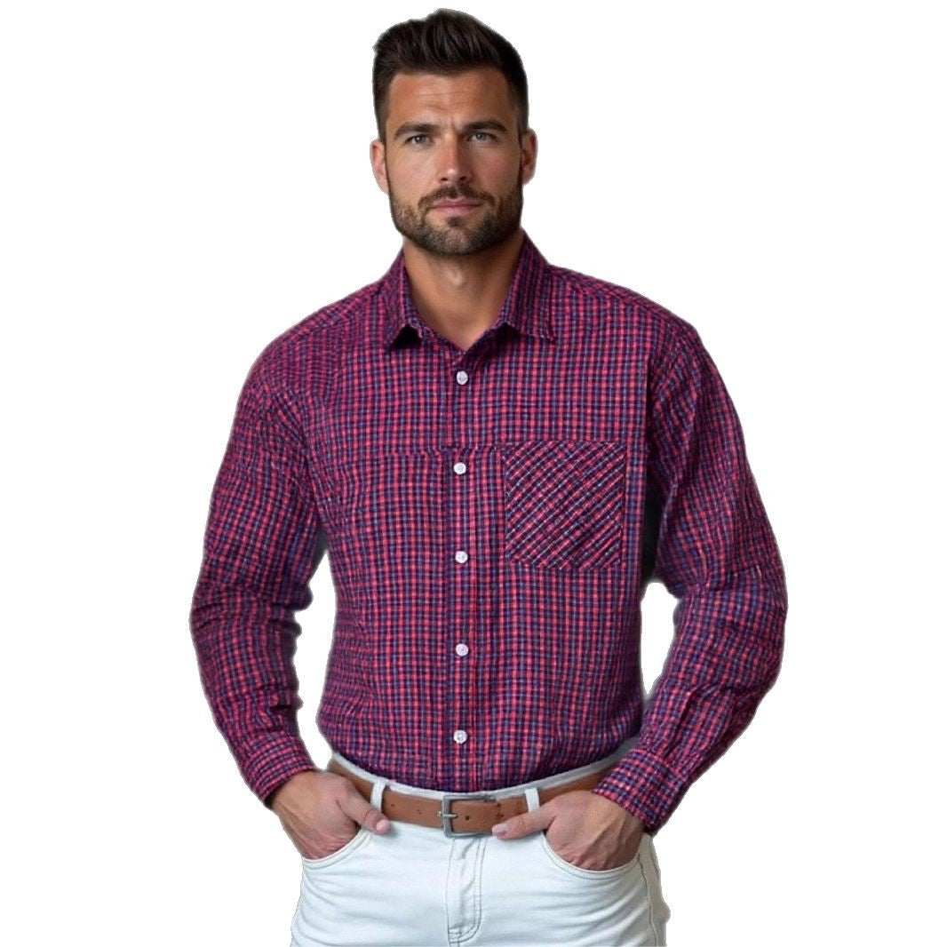 Herren Kariertes Hemd Echoarchiv