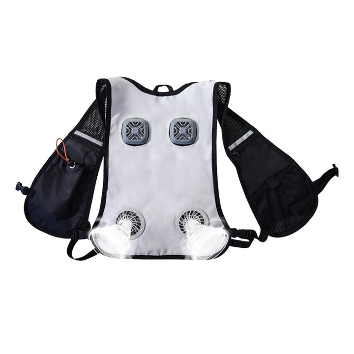 Unisex nan ultraleichte Ventilationsweste mit Mehrfachlüftersystem, NetzgewEcho Archive‑Trägern und Akkufach Echo Archiv