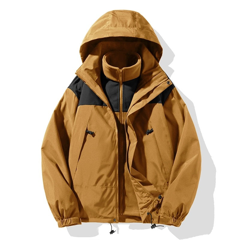 Herren Zweiteiliges Softshell-Set mit abnehmbarem Fleece‑Innenlayer und verstellbarer Kapuze Echo Archiv