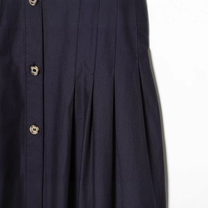 Damen Hemdblusenkleid mit taillierter Passform, Puffärmeln und durchgehender Knopfleiste Echo Archiv