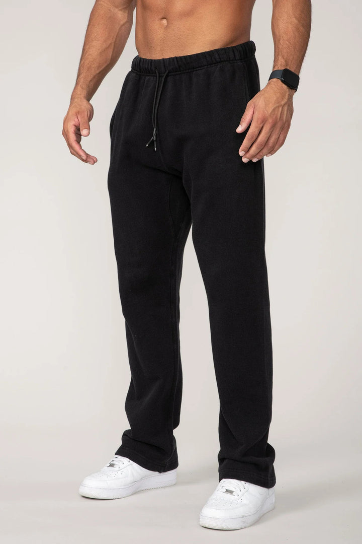 Herren lässige Freizeithose mit weichem Innenfutter und elastischem Bund Echoarchiv