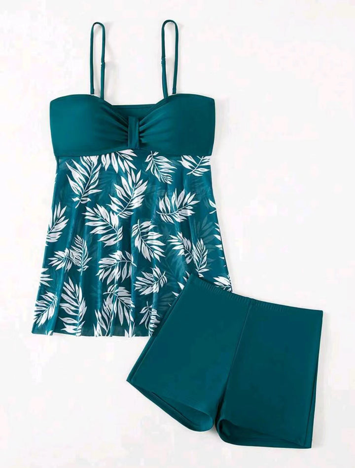Damen Tankini-Set mit floralen Elementen Echo Archiv