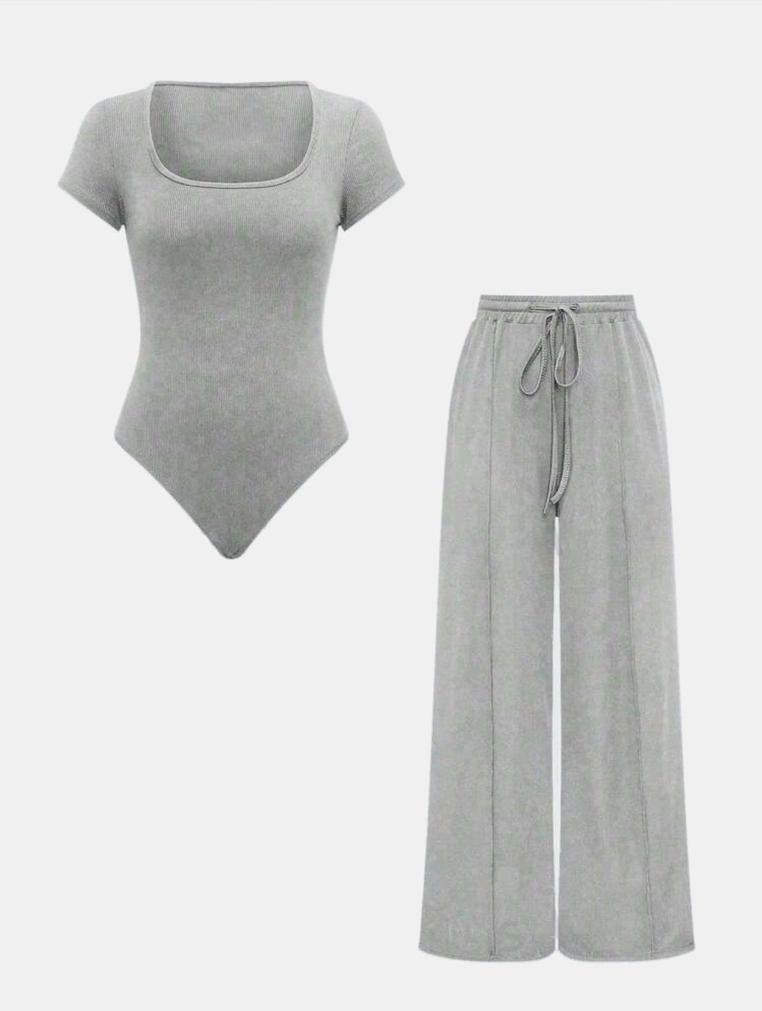 Damen Lässiges Strick-Zweiteiler-Set mit weitem Schnitt und hochwertigem Material Echo Archiv