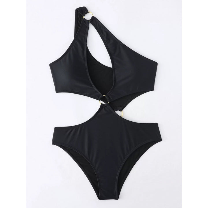 Damen Cut-Out Badeanzug mit modischem Ringdetail und figurformendem Schnitt Echo Archiv