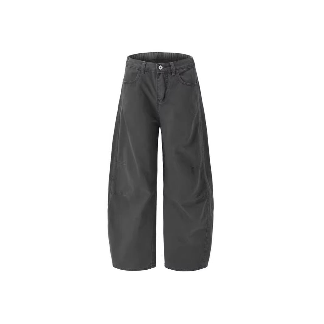 Damen Weitgeschnittene Utility-Cargo-Hose Echoarchiv