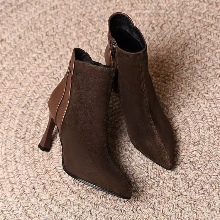 Damen Elegante Ankle Boots mit spitzem Fuß und hohem Absatz Echo Archiv