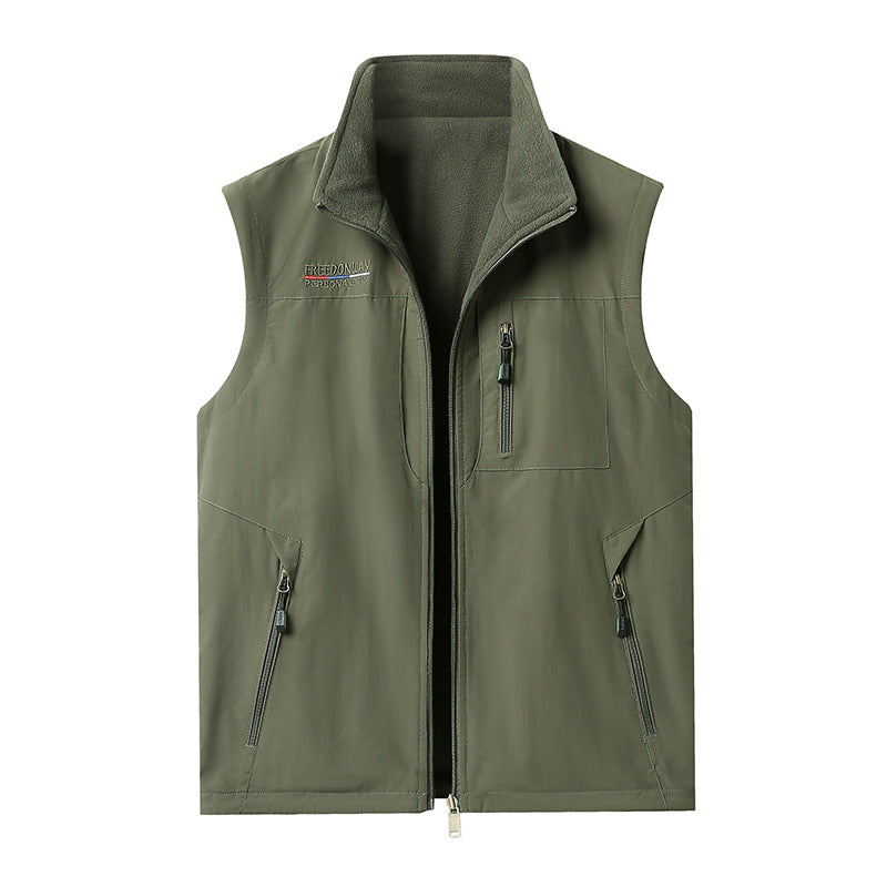 Herren Warmgefütterte Outdoor-Weste Echo Archiv