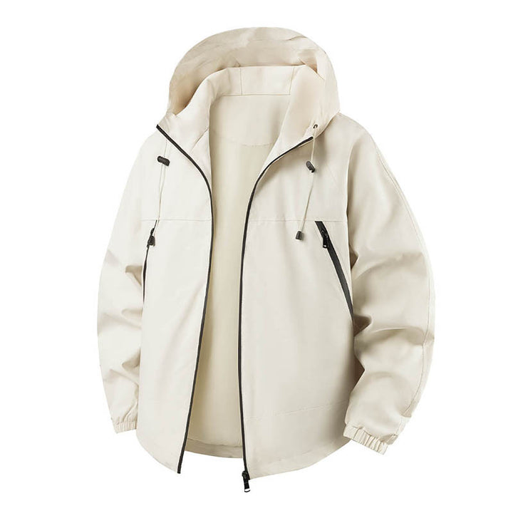 Herren Leichte Outdoorjacke mit verstellbarer Kapuze Echo Archiv