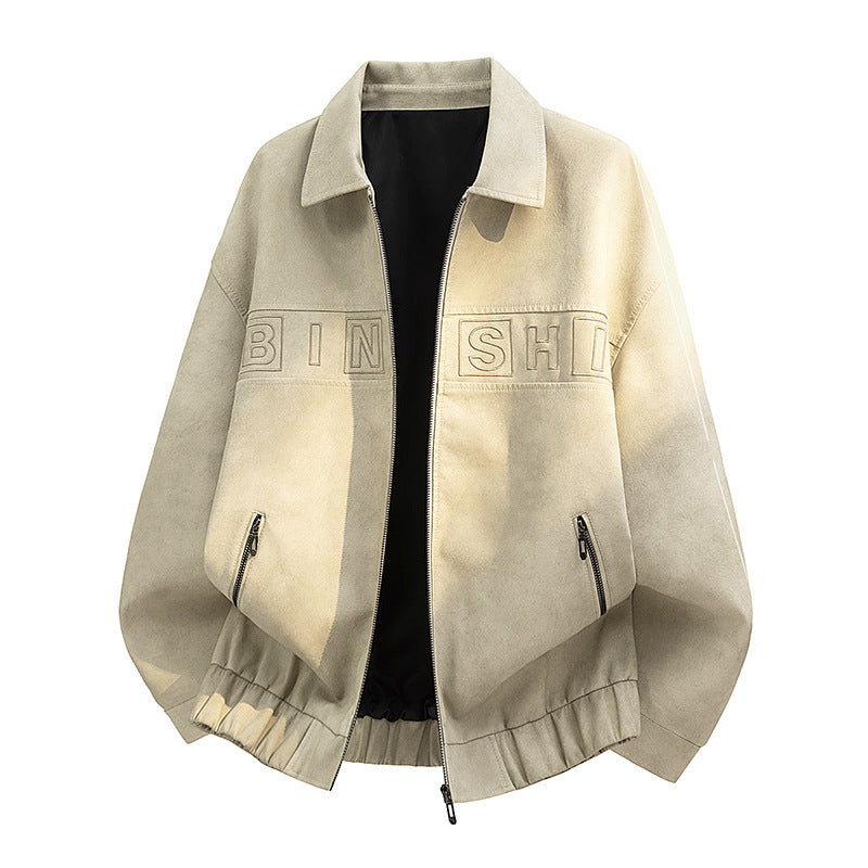 Herren Freizeit Lederjacke Echo Archiv