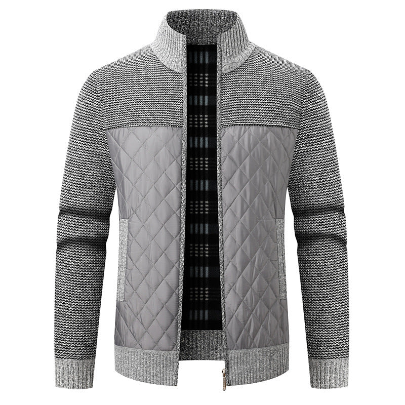 Herren modische Übergangsjacke mit strukturiertem Design und isolierendem Innenfutter Echoarchiv