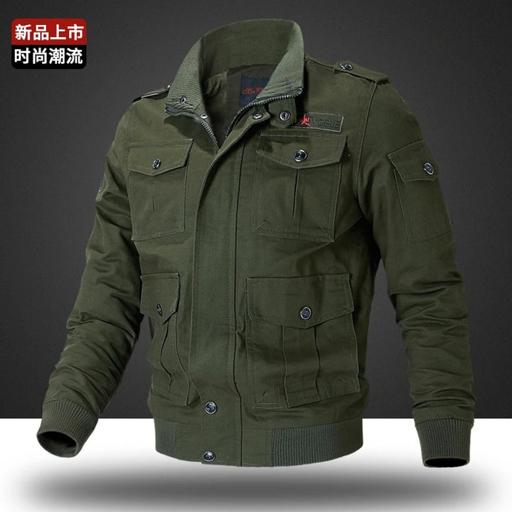 Herren Militärjacke mit zahlreichen Taschen Echo Archiv
