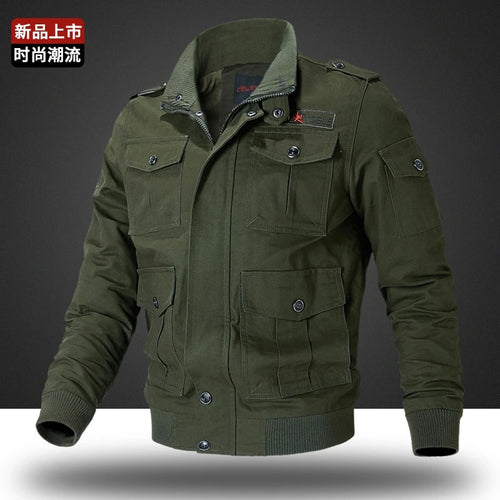 Herren Militärjacke mit zahlreichen Taschen Echo Archiv