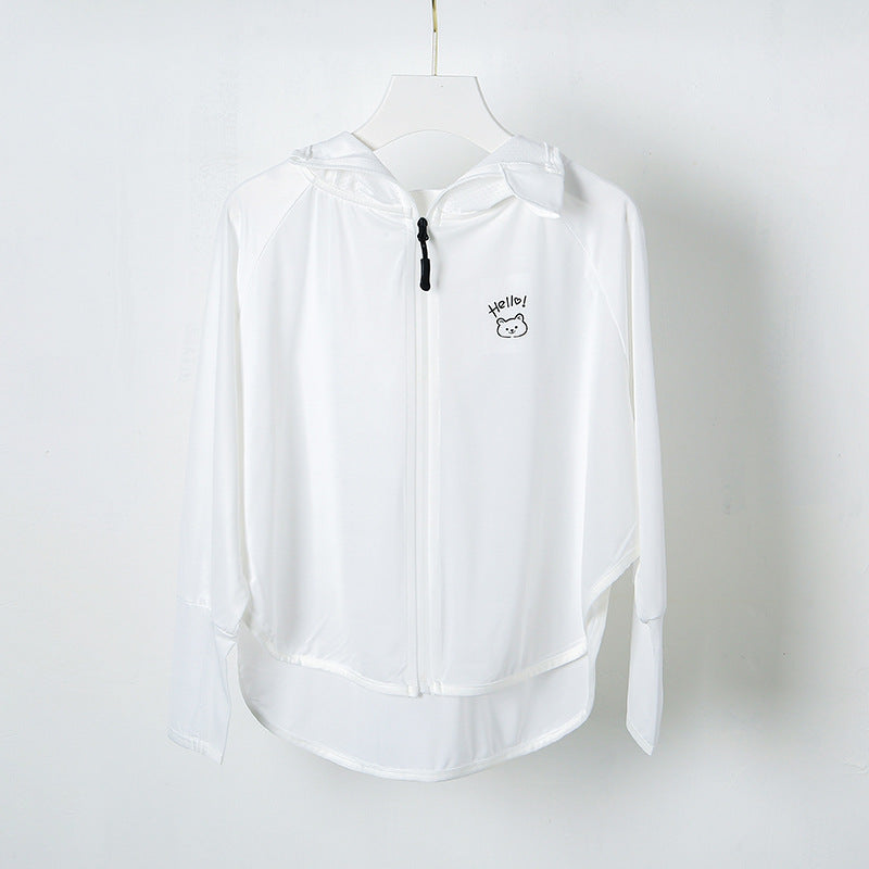 Damen Leichte Sportjacke mit Kapuze und atmungsaktiven Eigenschaften Echo Archiv