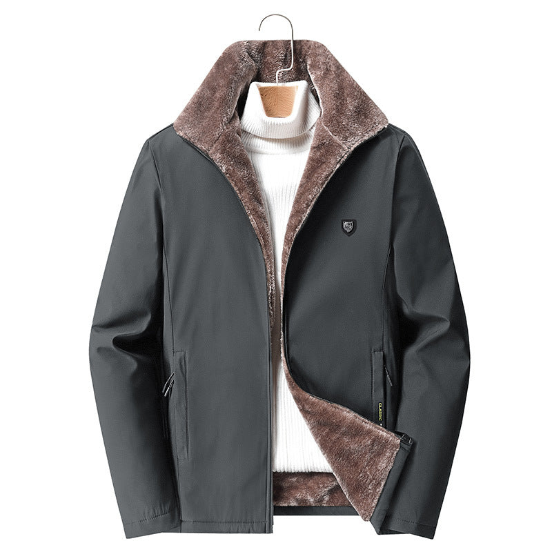 Herren modische Winterjacke mit abnehmbarem Innenfutter Echoarchiv