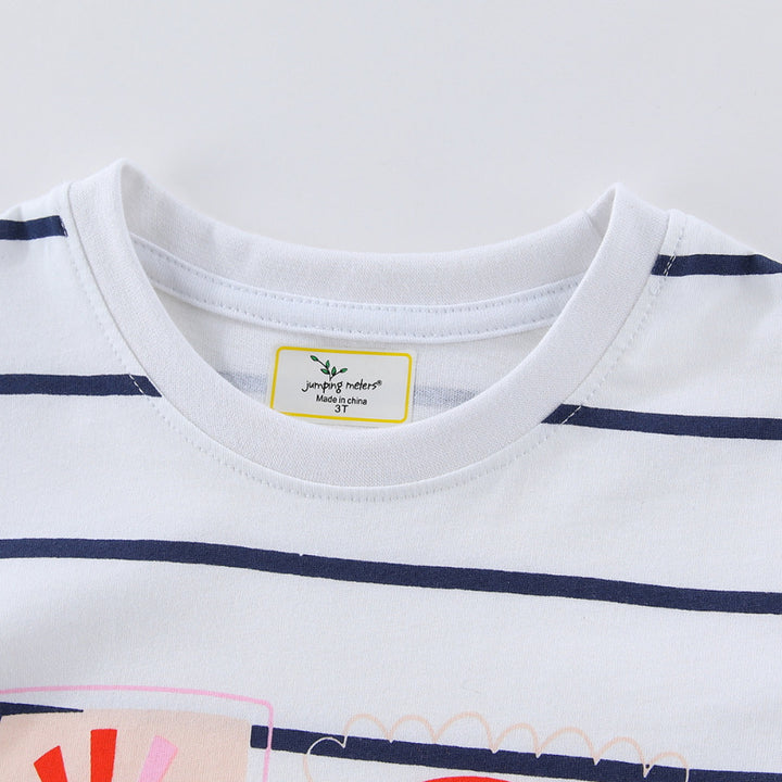 Kinder T-Shirt mit buntem Regenbogen und fröhlichem Sonnendesign Echo Archiv