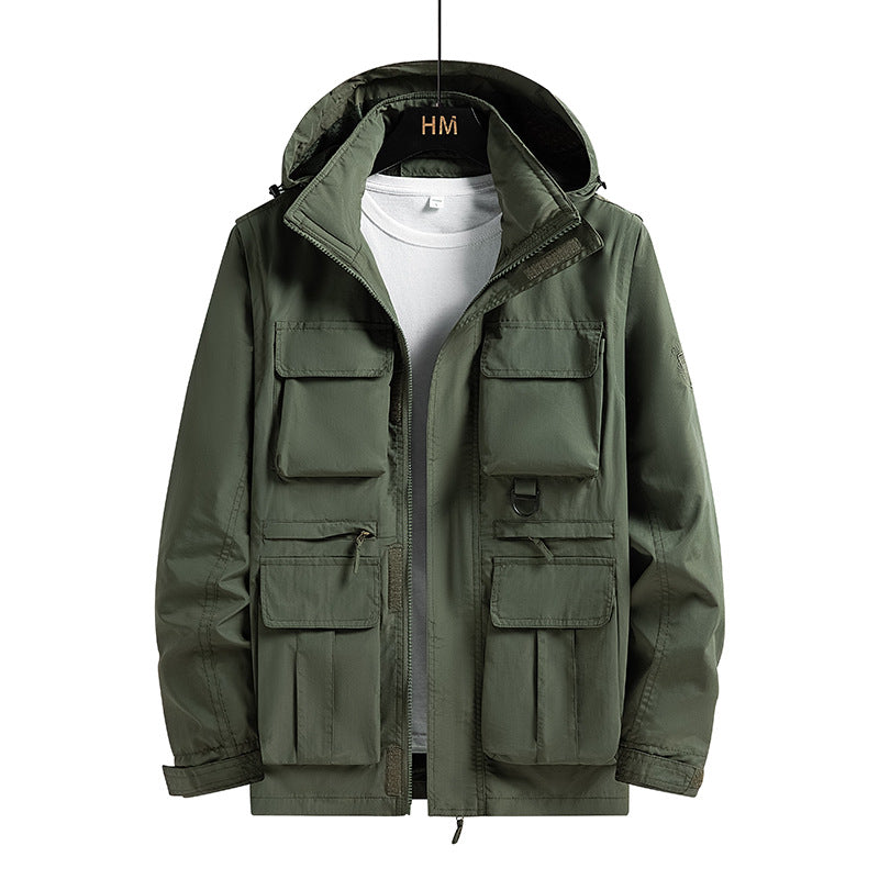 Herren Trendige Utility-Jacke Echo Archiv