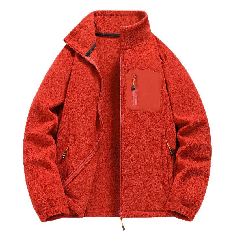 Herren Fleecejacke mit praktischen Reißverschlusstaschen Echoarchiv