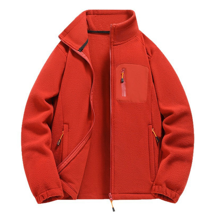 Herren Fleecejacke mit praktischen Reißverschlusstaschen Echoarchiv