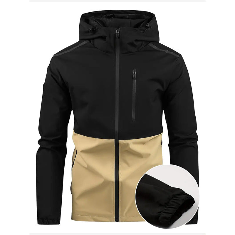 Herren multifunktionale Übergangsjacke mit versteckter Kapuze Echoarchiv