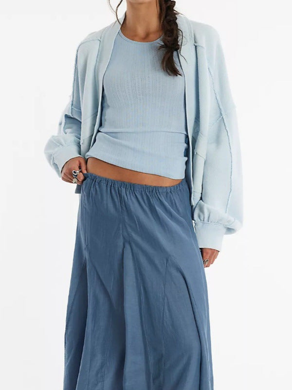 Damen Verspielt Elegante Kurzarm Bluse – Élovi