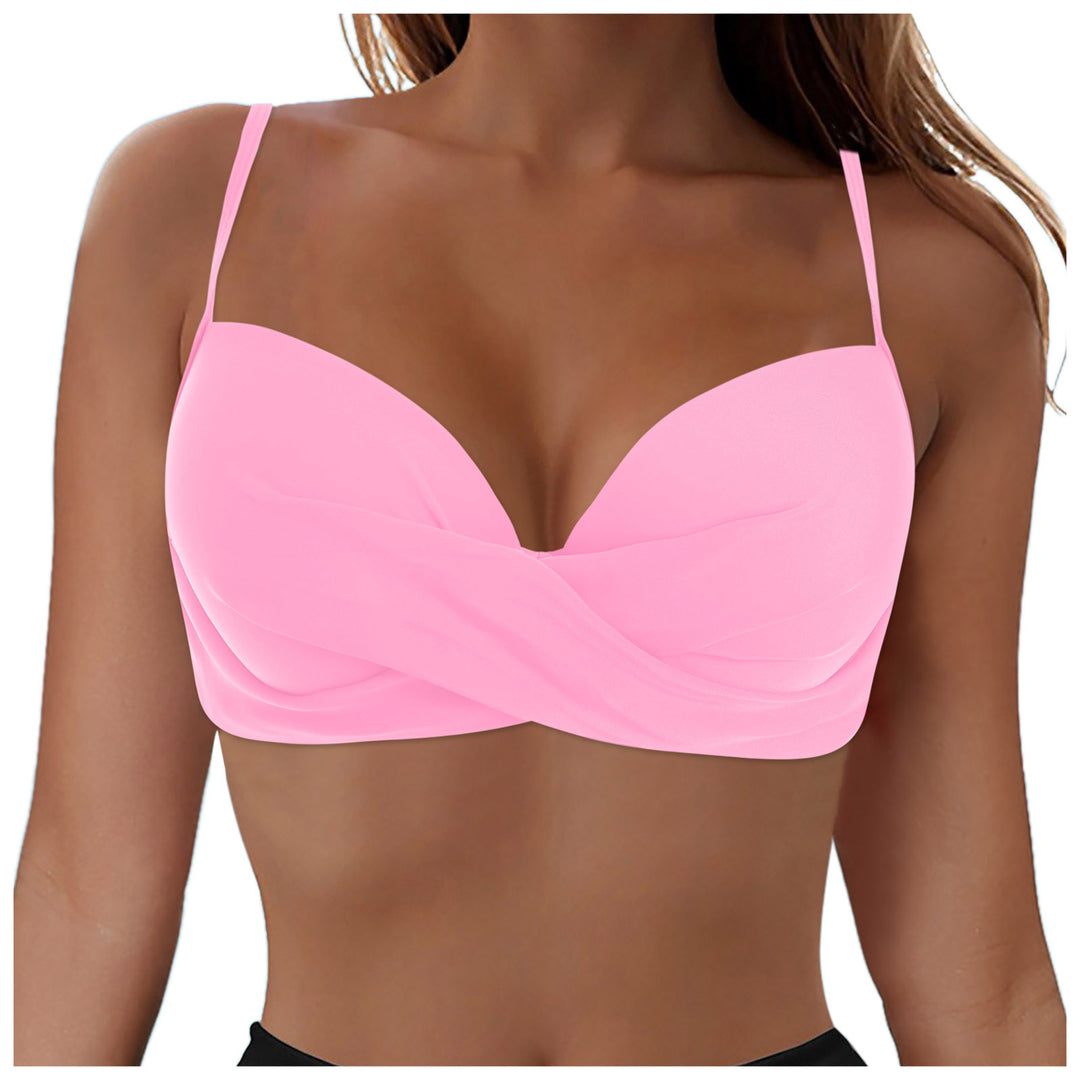 Damen Elegantes Bikinioberteil mit Wickeldesign Echo Archiv