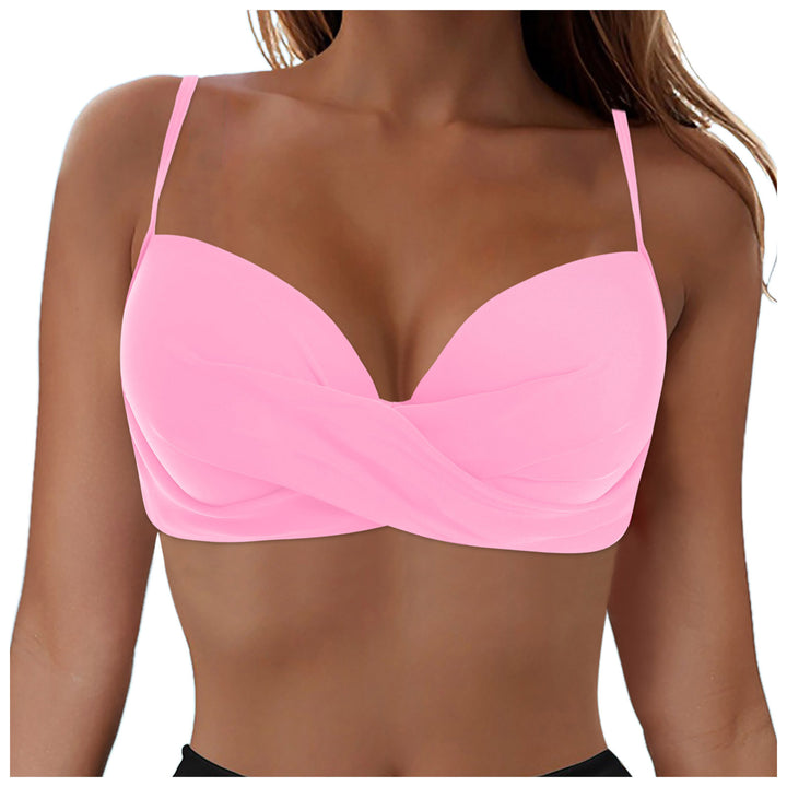 Damen Elegantes Bikinioberteil mit Wickeldesign Echo Archiv