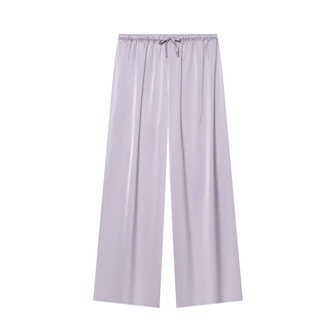 Damen Weite Satin-Palazzohose mit elastischem Tunnelzugbund Echo Archiv