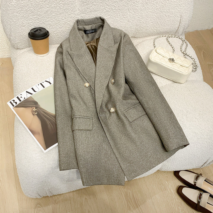 Damen Eleganter Blazer mit doppelter Knopfreihe Echo Archiv