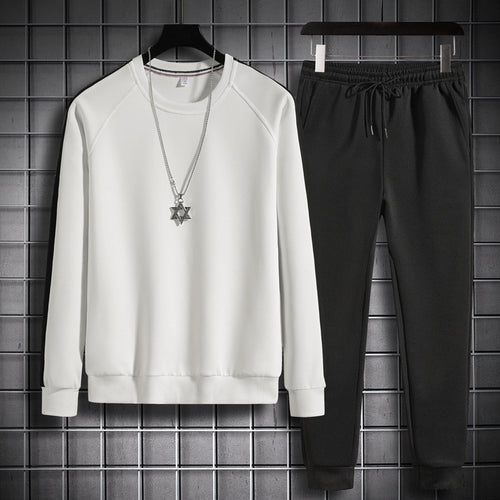 Herren lässiger Sweatshirt- und Jogginghosen-Set Echoarchiv