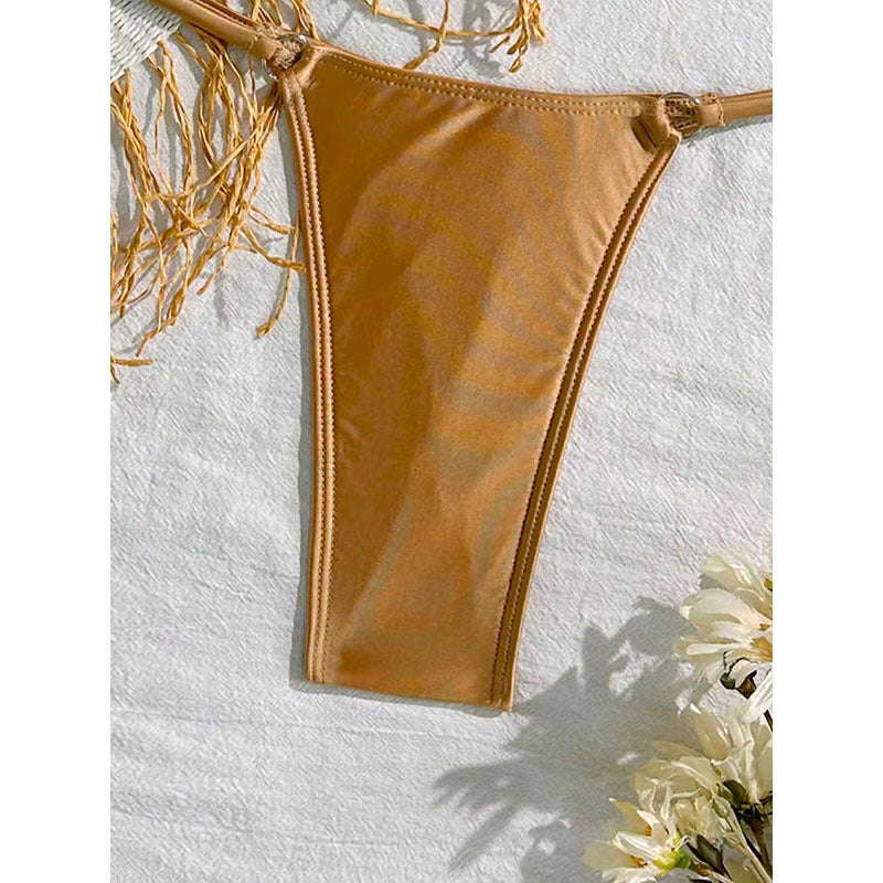 Damen Triangel-Bikini mit fransigem Design Echo Archiv