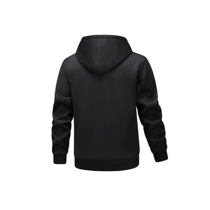 Herren Fleece-Kapuzenpullover mit Sherpa-Innenfutter und Kängurutasche – Cavarno