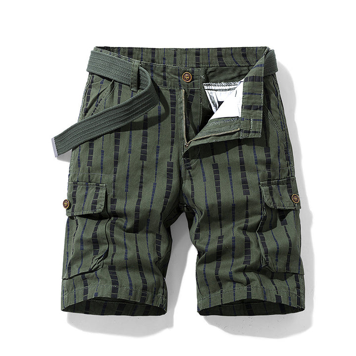 Herren modische Cargoshorts mit multifunktionalen Taschen und elastischem Bund Echoarchiv